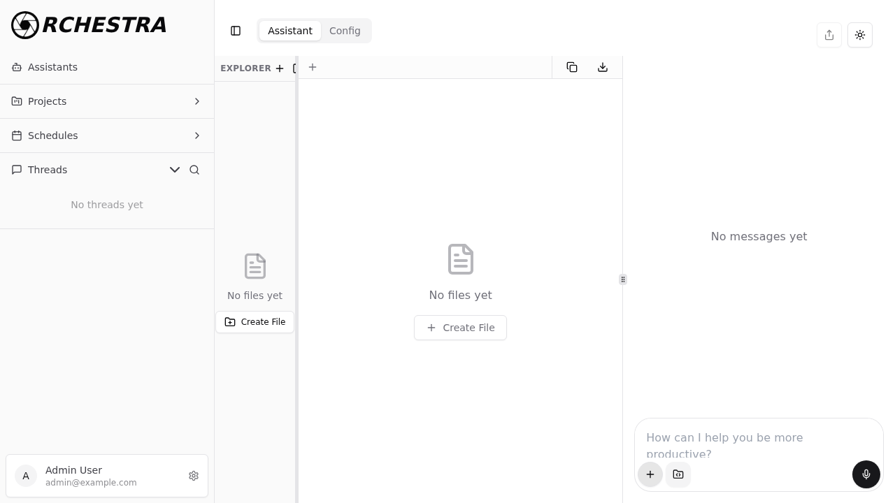 File panel open with Explorer sidebar and Create File button