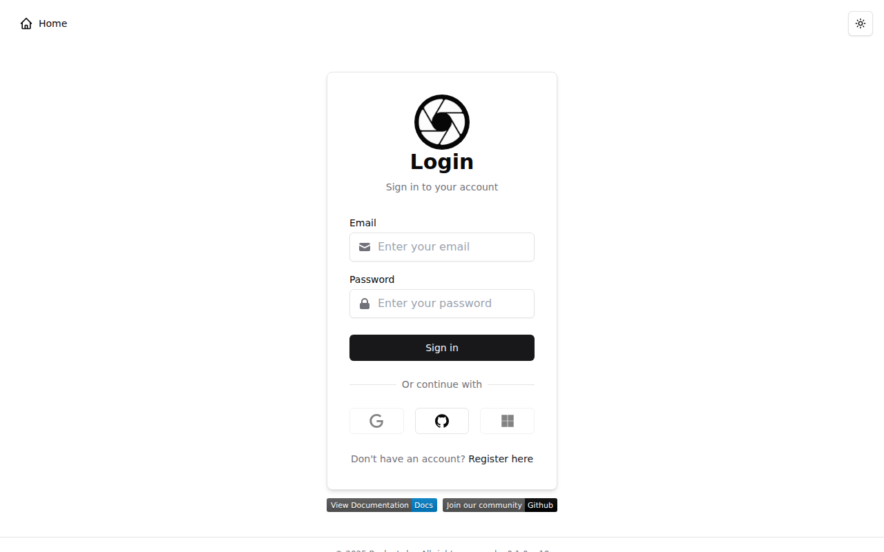 Login Page